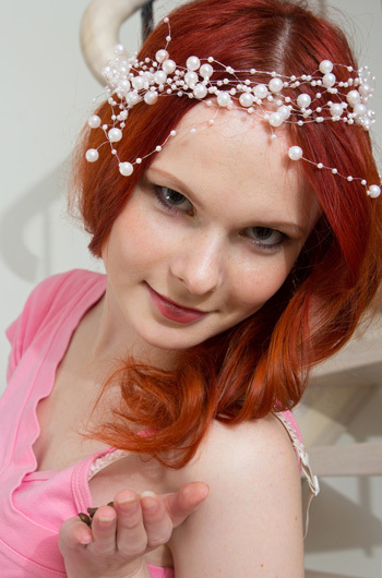 Redhead Angel Masturbates