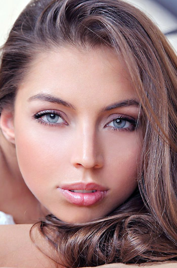Girl With Amazing Blue Eyes